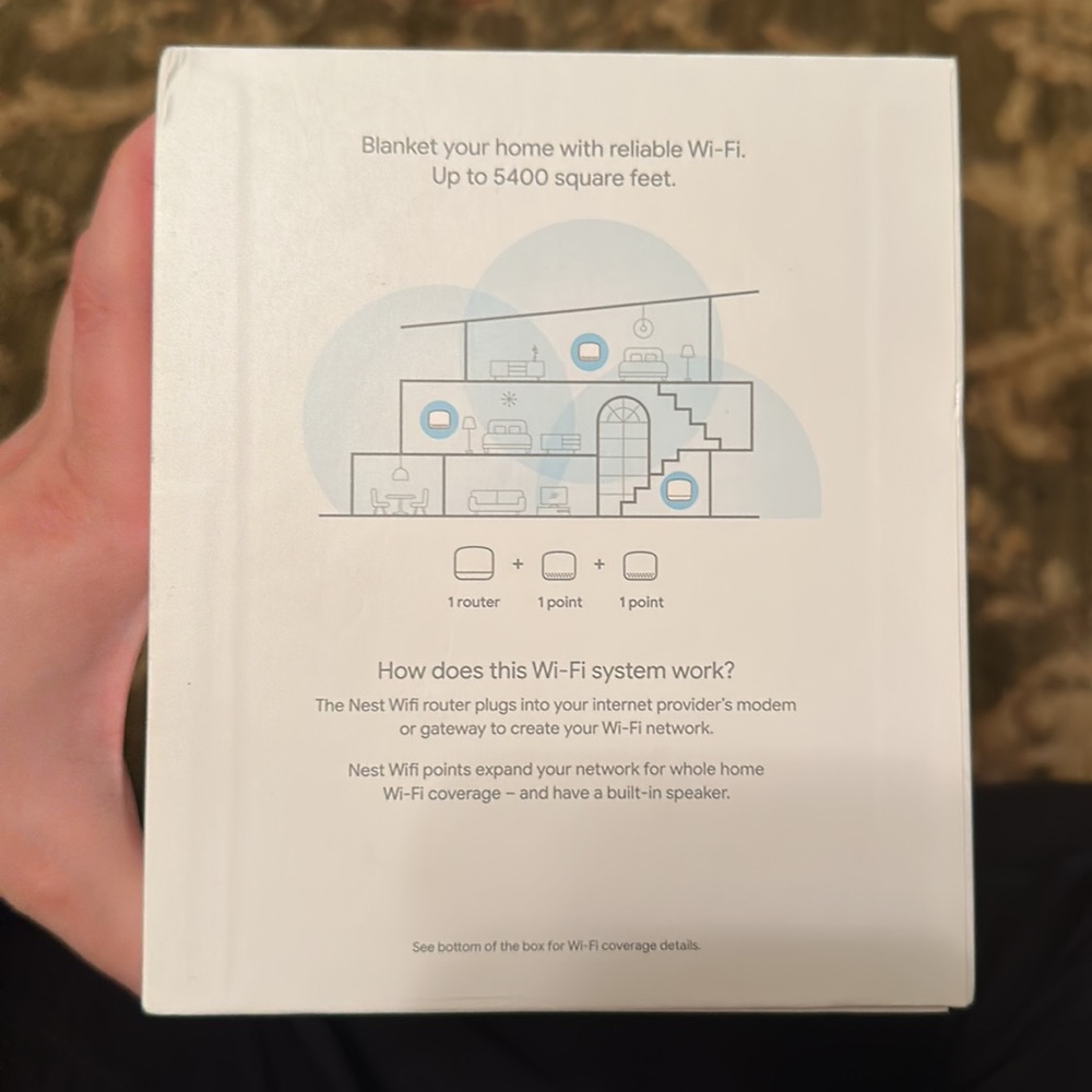Google Nest Wifi- Router and 2 points - Picture 5 of 8